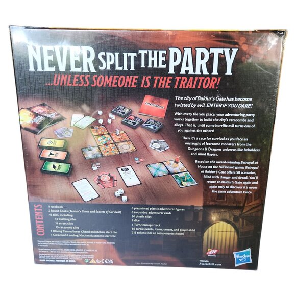 Avalon Hill Hasbro Betrayal at Baldur's Gate Modular Board Hidden Traitor Game - Picture 3 of 12